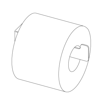 Uchwyt na papier toaletowy ścienny